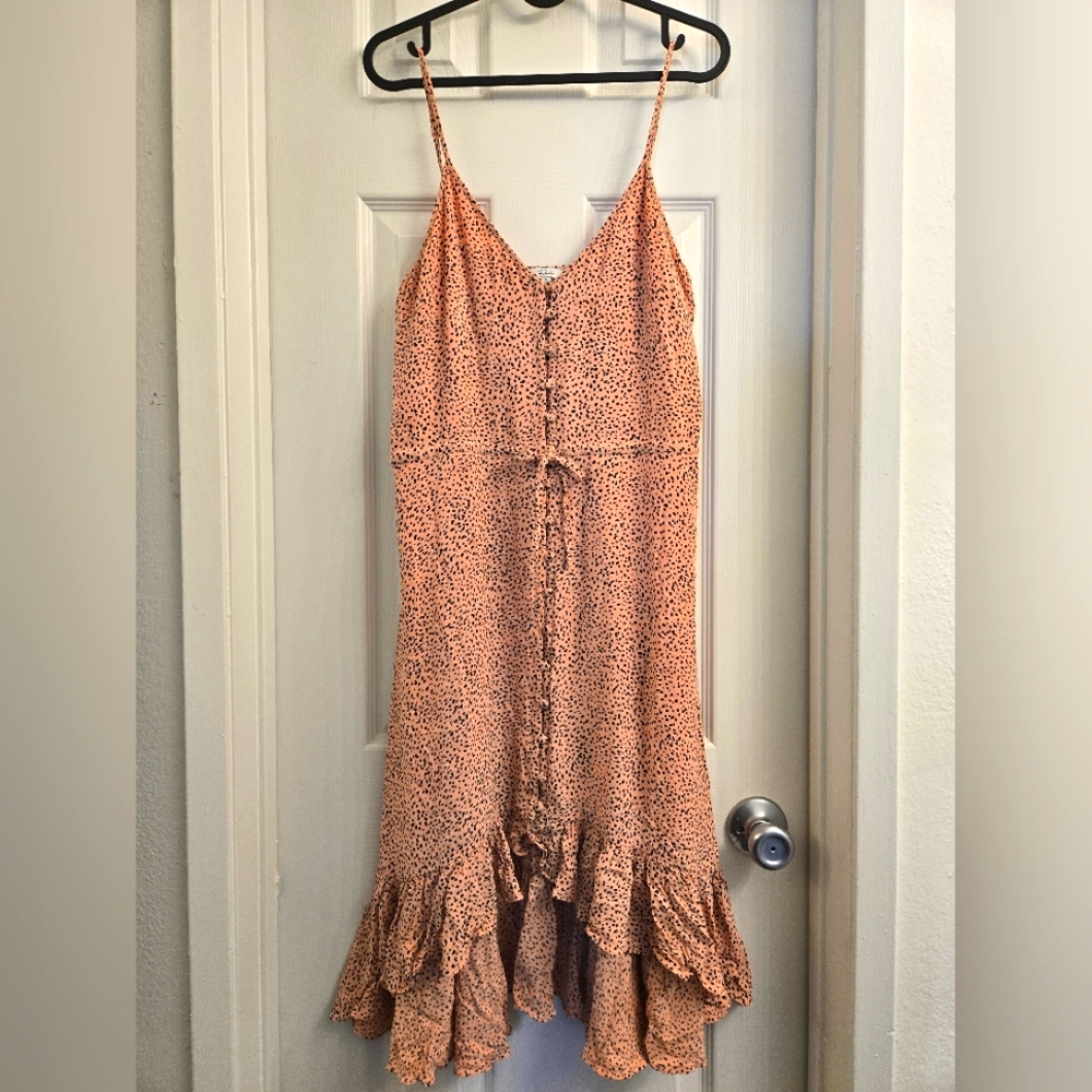 Rails - Frida Mid Length Dress In Rose Spotted
